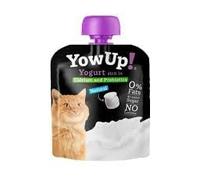 Yaourt pour chats Yowup, délicieux yaourt frais pour chats de tous âges et tailles, yaourt blanc, sans sucre, sans lactose | 3 yaourts de 85 grammes chacun.