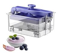 Yaourt Strainer - Séparateur de lactosérum réutilisable, Greekk Yaourt Maker with Lid and Filter Bags | Multi-Usages Kitchen Tool for Juice, Cheese and Vegetable Prep | Idéal pour la préparation de