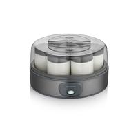 Severin Yaourtière JG 3510 - compacte 13 W, 7 pots en verre 150 ml, sans BPA, anthracite