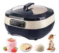 Yaourtière, acier inoxydable 304, température réglable, machine automatique avec écran LCD, idéale pour les utilisateurs soucieux de leur santé