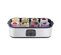 Yaourtière automatique avec 8 pots en verre, prise UE