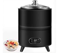 Yaourtière automatique, machine à crème glacée multifonction avec chauffage à température constante à 360 °, fermentation intelligente, interface visuelle, yaourtière électrique pour vinaigre de