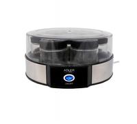 Adler AD 4476 Yoghourt, Fun Kitchen, Gris, Noir