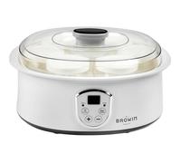 Yaourtière - Browin - 801015 - 7 pots en verre - Thermostat réglable - 20 W