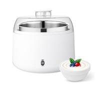 Yaourtière domestique entièrement automatique à grande capacité avec cuve intérieure en acier inoxydable, fermentation à température constante pour yaourt fait maison