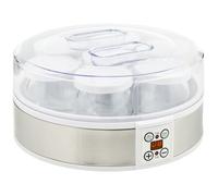 Yaourtière Électrique 20W 1,5L avec 7 Pots en Verre 180ml, Écran LCD, Sans BPA, Acier Inoxydable, Yaourt Maison