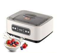 Yaourtière électrique automatique en acier inoxydable avec contrôle de la température et du temps réglables, bocaux pour yaourt, natto, vin de riz, fermentation,