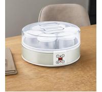 Yaourtière électrique blanche 7 pots en verre de 180 ml thermostat réglable
