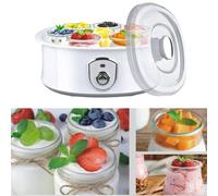 Yaourtière électrique multifonction avec 7 bocaux en verre, capacité de 1,5 l pour faire du yaourt, de la crème glacée, des fruits, des smoothies (A)