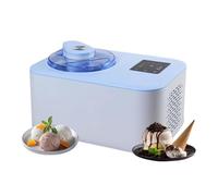 Yaourtière glacée Machine à crème glacée 1,2 l, compresseur de grande capacité, réfrigération domestique entièrement automatique Machine à glace