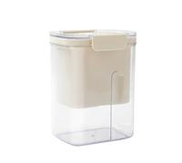 Yaourtière grecque à mailles fines et ressort de pression, sans BPA, 1100 ml, idéale pour les yaourts, fromages et laits végétaux maison.,L,White