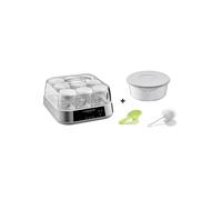 Yaourtière - Lagrange - 459605 - 9 pots de 185g - Pot de 1L - Programmable jusqu'à 25h