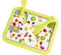 Yaourtière, Mini Small, crème glacée maison Coupe à glace en acier inoxydable,Vert
