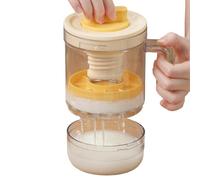 Yaourtière - Petit Filtre avec Couvercle à Maillage Fin,Séparateur De Yaourt Sec Avec Ressort De Pression - Pour Jus Thé Soja Fromage Café Fruit Collation Cuisine Alimentation Saine Maison