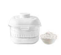 Yaourtière, récipient lavable au lave-vaisselle - Séparateur de yaourt - pour préparation de fromage, salade, fruits, cuisine, goûter, fête, pique-nique, préparation des repas
