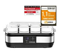 Yaourtière Rommelsbacher JG 40 - Acier Inoxydable-Noir - 8 pots - 40 watts