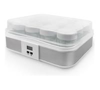 Yaourtière SOTECH - Machine pour Yaourt Fait Maison - 12 pots - Minuteur - Blanc