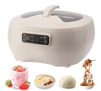 Yaourtière Ultime 8 L Avec Panneau Intelligent, Réglage De La Température En Un Seul Clic, Doublure En Acier Inoxydable 304, Machine à Yaourt Automatique Avec écran Lcd, Santé Parfaite Pour Hom white
