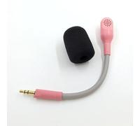 Yaowanguan Barracuda X Microphone,Micro Remplacement Détachable 3.5 mm Suppression Bruit Mic avec Mousse pour Razer Barracuda X - Casque Gaming sans Fil Multiplateforme(Rose)