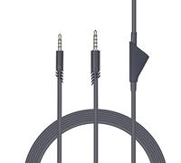 Yaowanguan câble de muet en ligne de remplacement pour casques de jeu ASTRO A10/A40/A30/A50/A40TR (2m/6,6 pieds, noir)