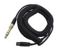 Yaowanguan Câble spiralé pour casque AKG Q701 K712 K702 K271S K240S K240MK K181 K141, fil audio de remplacement avec adaptateur 6.35mm, s'étend jusqu'à 5 m/16,4 pieds