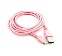 Yaowanguan Câble USB Charge Rapide pour Razer Naga Pro/DeathAdder V2 Pro/Viper Ultimate/Basilisk Ultimate Souris de Jeu,Câble Micro USB de Charge de Remplacement(Rose)