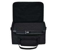 Yaowanguan Cas Sac à Main avec bandoulière et Poches de Rangement supplémentaires étuis pour Ultimate Ears HYPERBOOM Haut-Parleur Bluetooth Portable, Chargeur, câble, téléphone (étui Noir)