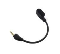 Yaowanguan Cloud III Microphone,Micro Remplacement Détachable 3.5 mm Suppression Bruit Mic avec Indicateur LED pour HyperX Cloud III - Casque de Gaming sans fil(Noir)