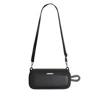 Yaowanguan Étui en Silicone pour Bose Nouveauté SoundLink Plus Enceinte Portable Bluetooth,Soundlink Plus Housse de Voyage Portable Protectrice Sac de Transport avec Bandoulière,Noir