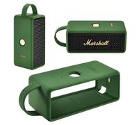 Yaowanguan Étui en Silicone pour Marshall Emberton III Bluetooth Portatif Haut-Parleur,Emberton 3rd Housse de Voyage Portable Protectrice Sac de Transport avec Poignée(Vert)