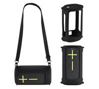Yaowanguan Étui en Silicone pour Ultimate Ears UE EVERBOOM Enceinte Bluetooth sans Fil Portable,EVERBOOM Housse de Voyage Portable Protectrice Sac Transport avec bandoulière(Noir)