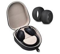 Yaowanguan Étui Sac de Voyage & Silicium Coussinets Housses de Protection pour PlayStation Casque sans-Fil Pulse Elite(Boîtier Noir)