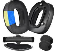 Yaowanguan Oreillettes Mod Kit pour Logitech G Casque de Jeu sans Fil Astro A50 Gen 4,A50 Gen 5,A50 X,Gel Refroidissement Oreillettes de Rechange Bandeaux Mousse Coussinets pour A50 Gen 4/Gen 5/A50 X