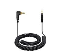 Yaowanguan Remplacement Casque Câble pour Technics EAH-DJ1200 & pour Technics RP-DH1200,Remplacement câble audio à ressort avec 6,35mm adaptateur,Noir(3m/9,84pi)