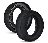 Yaowanguan Tissu Coussinets de Rechange pour Sony PlayStation 5 PS5 Pulse 3D Casque sans Fil,Le Noir Réparer Les Coussins d'oreille/Tasses/couvertures des écouteurs en Mousse à mémoire de Forme