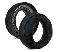 Yaowanguan Velours Coussinets de Rechange pour Sony Playstation 5 PS5 Pulse 3D Casque sans Fil,Le Noir Réparer Les Coussins d'oreille/Tasses/couvertures des écouteurs en Mousse à mémoire de Forme