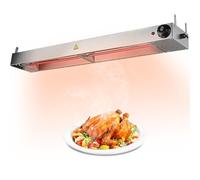 YAOYAOO Lampe Chauffante Cuisine, Commercial Lampe Chauffante Alimentaire, Professionnelle Acier Inoxydable Lampe Chauffe Plat, Commercial Lampe Chauffe Buffet (60cm)