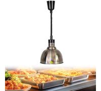 YAOYAOO Lampe Chauffante Cuisine Professionnelle, Télescopique Lampe Chauffante Alimentaire, Lampe Chauffe Plat Cuisine avec Ampoule 250W pour Restaurant, Buffet, Hôtels(C-25CM,1 Stück)