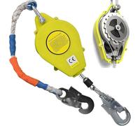 YAOYAOO Stop Chute Automatique avec Crochet Autobloquant Rotati(Giallo,10m)