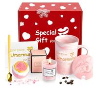 YAOYIN Cadeau Femme, Cadeau Anniversaire Femme, Coffret Cadeau de Tasse Pour Femme, Idee Cadeau Femme, Coffret Cadeau Femme, Cadeau Fête pour Femme, Mère, Petite Amie, Sœur, Fille, Meilleures Amies