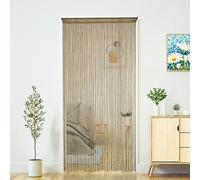 YaoYue Rideau à ficelles à suspendre avec franges de style bohème hippie - Séparateur de pièce pour terrasse, chambre à coucher, placard, cuisine, buanderie, fenêtre de chambre, décoration de porte