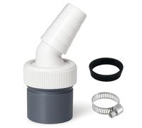 YAOYYG Adaptateur Pour Evacuation Machine A Laver Et Tuyau Evacuation, Raccord De Vidange PP, Lave - Vaisselle, Sécheuse, Raccord De Vidange Pour Laveuse, Tuyau D'entrée 18-24 Mm