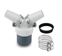 YAOYYG Adaptateur Y pour Double Evacuation Machine a Laver et Tuyau Evacuation Lave Vaisselle avec Sortie, Diamètre De Douille 40 mm, Diamètre D'entrée 18-24 mm