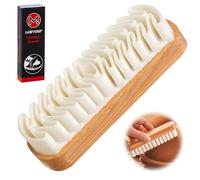 YAOYYG Kit de Brosse de Chaussures en Daim, Brosse en Crêpe Résistante avec Gomme de Nettoyage, Kit de Nettoyage pour Daim et Nubuck, Entretien Doux Nettoyage