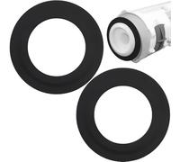 YAOYYG Lot de 2 Joints de Valve de Chasse d’eau, Joints de Valve de Chasse d'eau de Rechange en Caoutchouc 43mm x 71mm, Compatible avec Siamp Optima 49 50, Joint d’étanchéité en Silicone, Noir