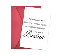 yaozeio Cartes d'encouragement pour meilleur ami « Get Well » pour sœur, frère, cadeaux de motivation inspirants pour grand-mère, grand-père, cadeau « Think of You », cadeau sincère, carte de