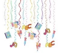 YAOZUP Guirlande de rentrée scolaire avec ABC et 123, 30 pièces, décoration de rentrée des classes, spirale, guirlande de sacs à sucre, décoration de rentrée scolaire, décoration de rentrée des