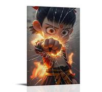 YAPING Little Nezha Who Broke The Glass Poster décoratif 40 x 60 cm