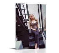 YAPING Modèle Girl Sitting on The Stairs Chambre 60 x 90 cm