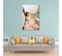 YAPING Nude Model Girl Lying on The Ground Porch, 40 x 60 cm